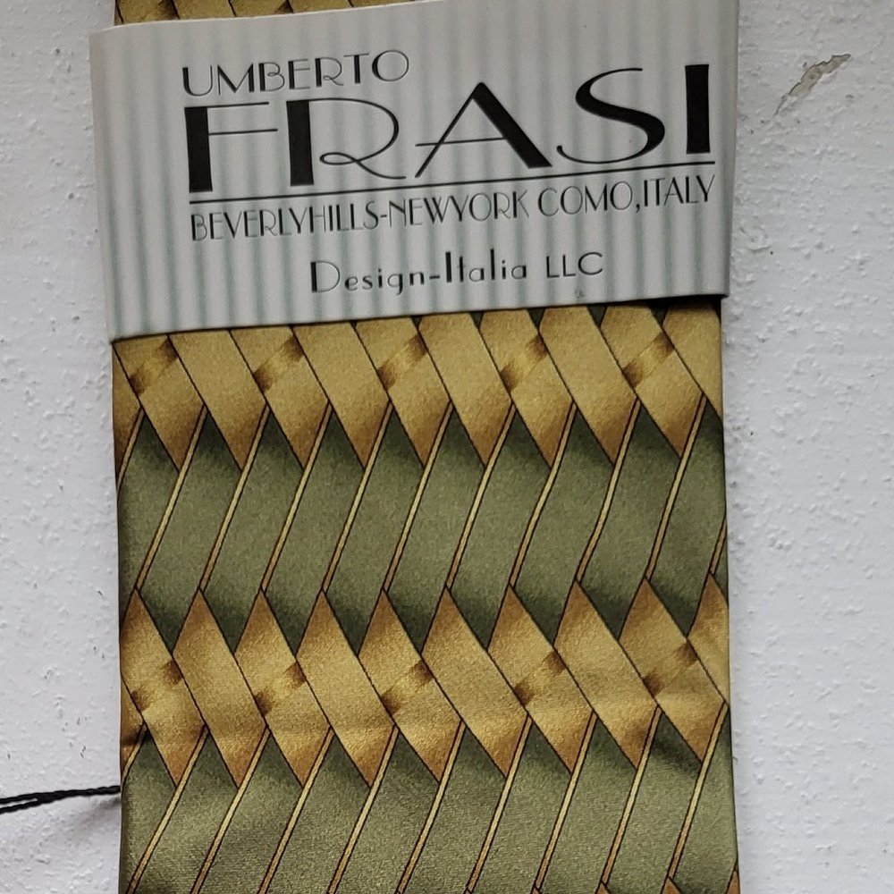 Umberto FRASHI Men's Silk Tie Hand Made